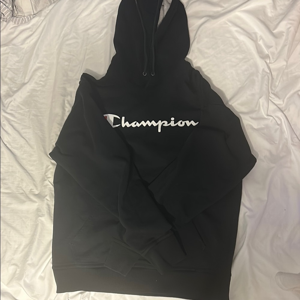 Champion Black Pullover Hoodie